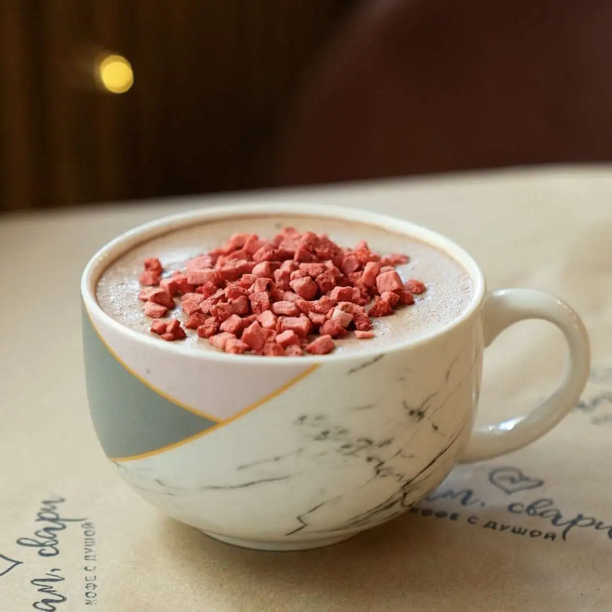 Клубничный какао 500мл