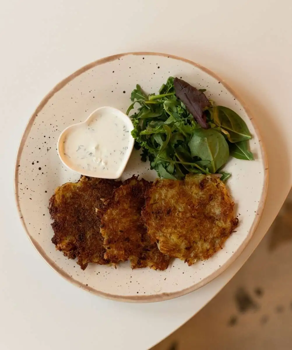 Драники с луком