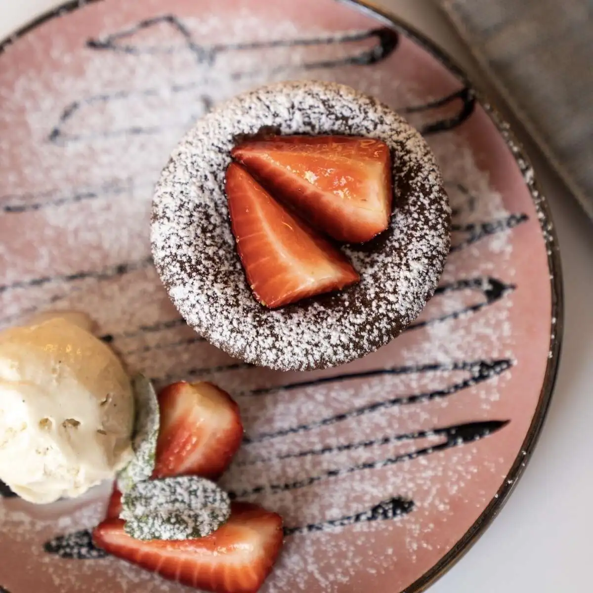 Шоколадный фондан