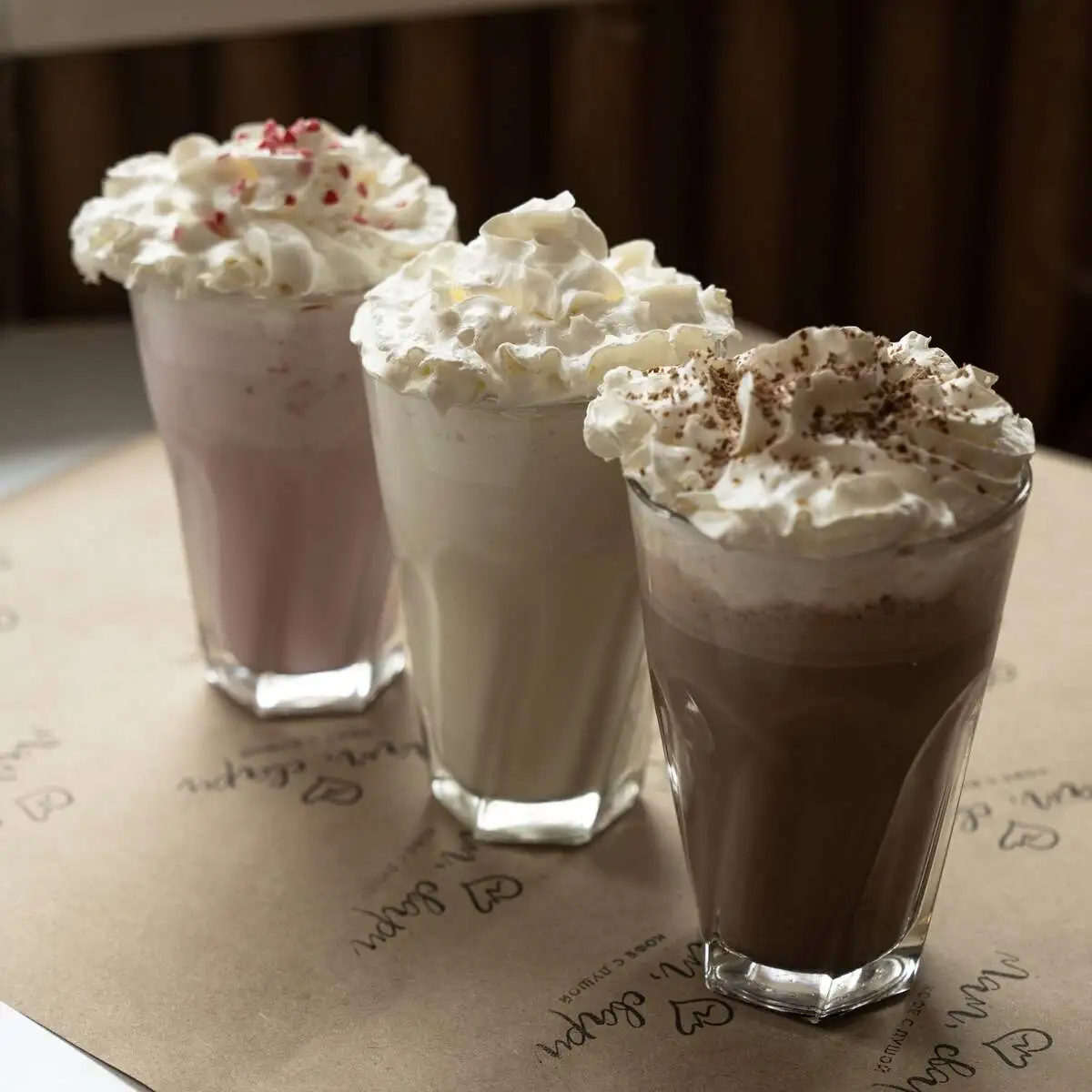 Шейк со взбитыми сливками 350мл