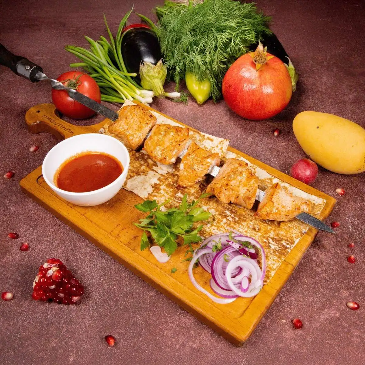 Шашлык из индейки