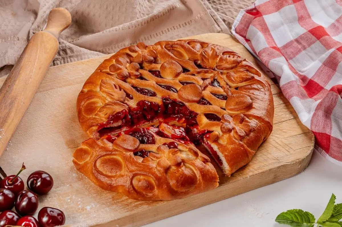 Пирог с вишней