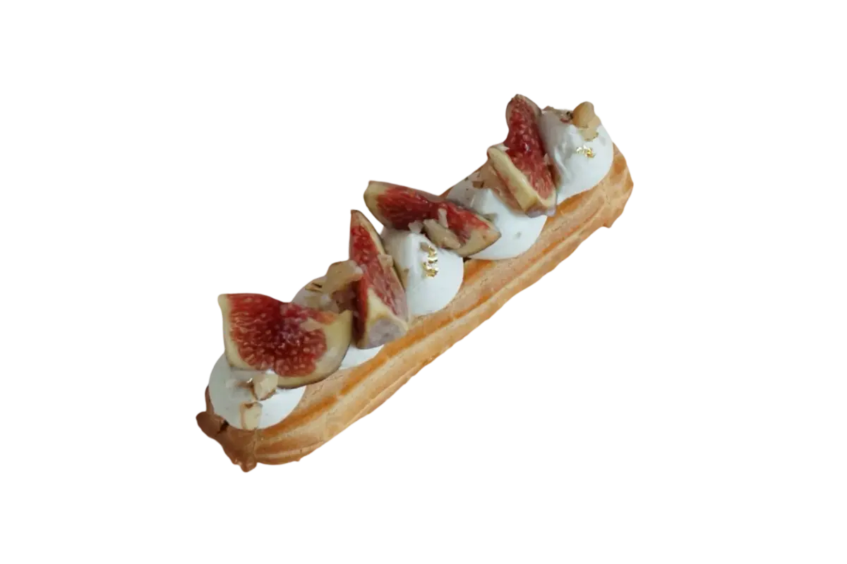 Эклер с инжиром