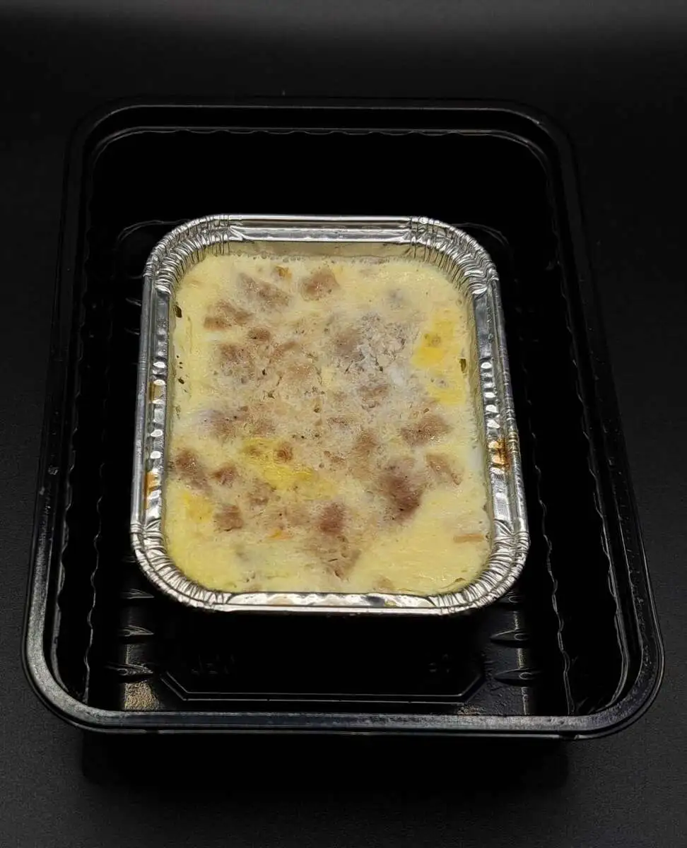 Омлет с ветчиной домашней