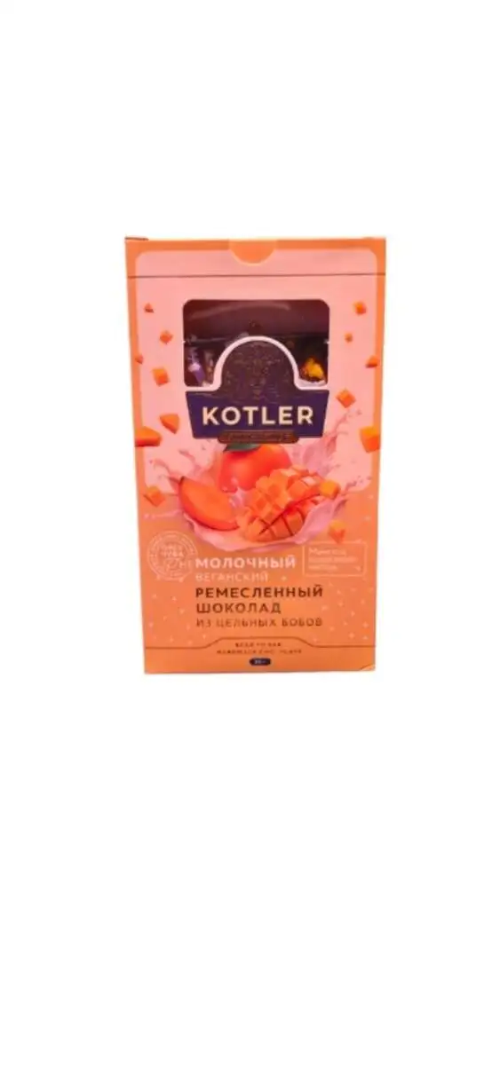 Молочный веганский шоколад (манго и кокосовые чипсы) Kohler 