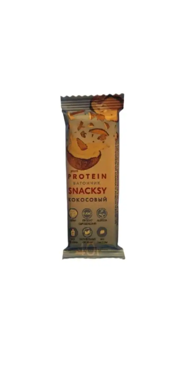 Батончик Snacksy кокосовый 40гр