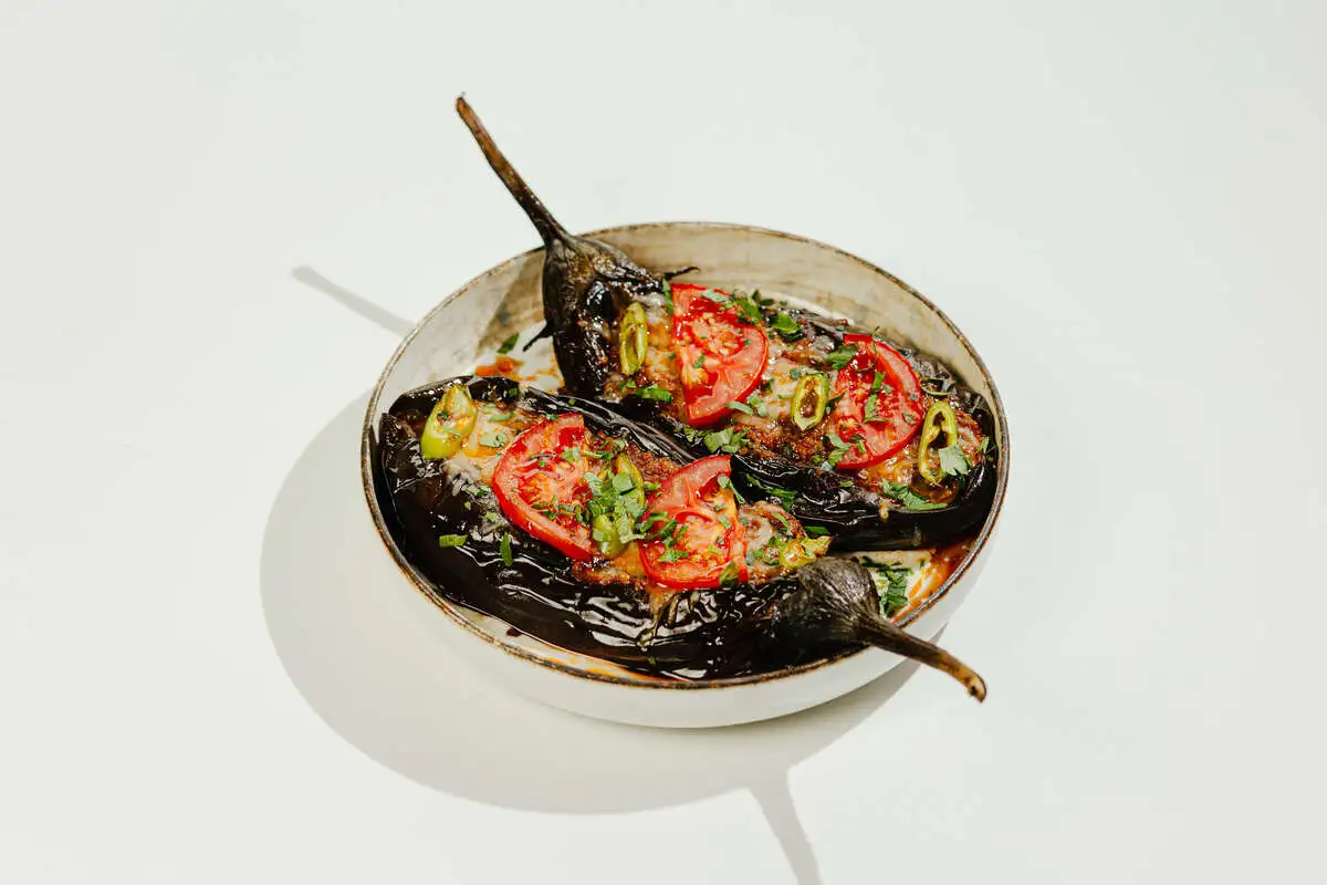 Кебаб из баклажанов