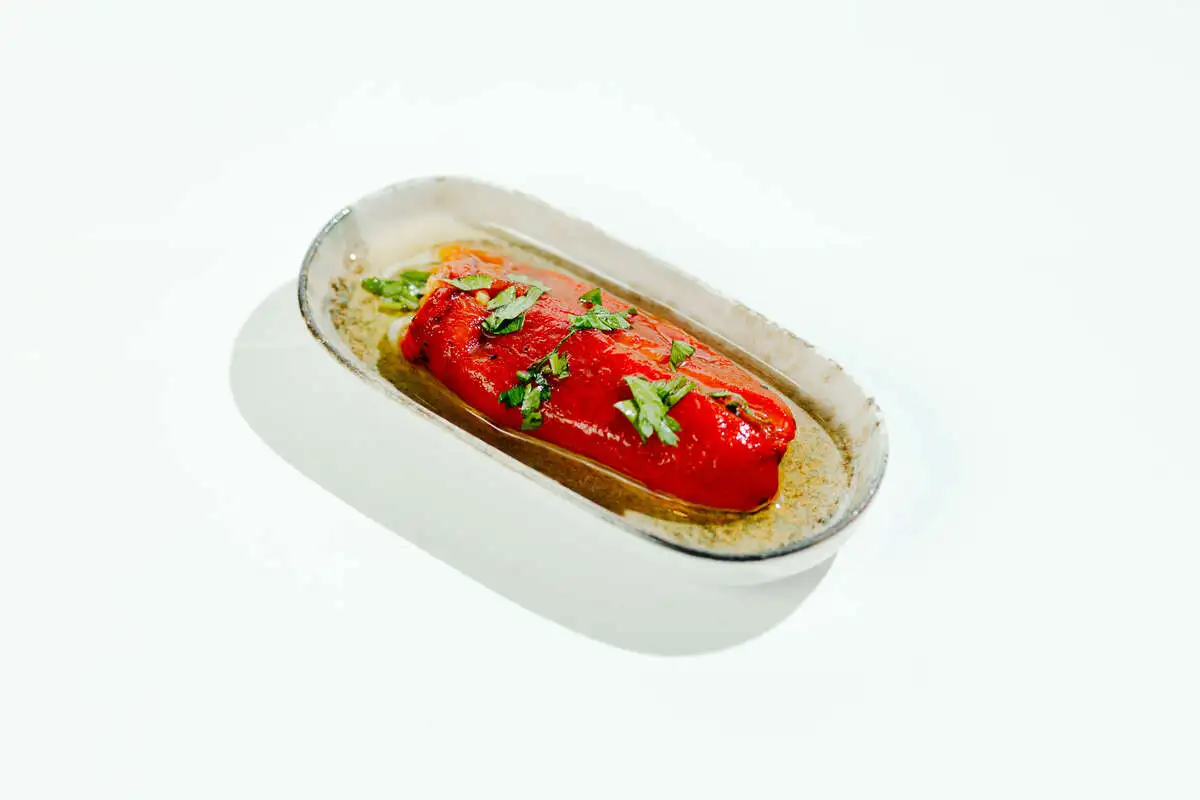 Запечённые на углях перцы 