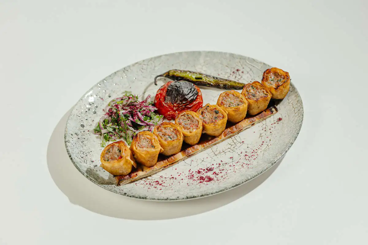 Адана-кебаб в тесте