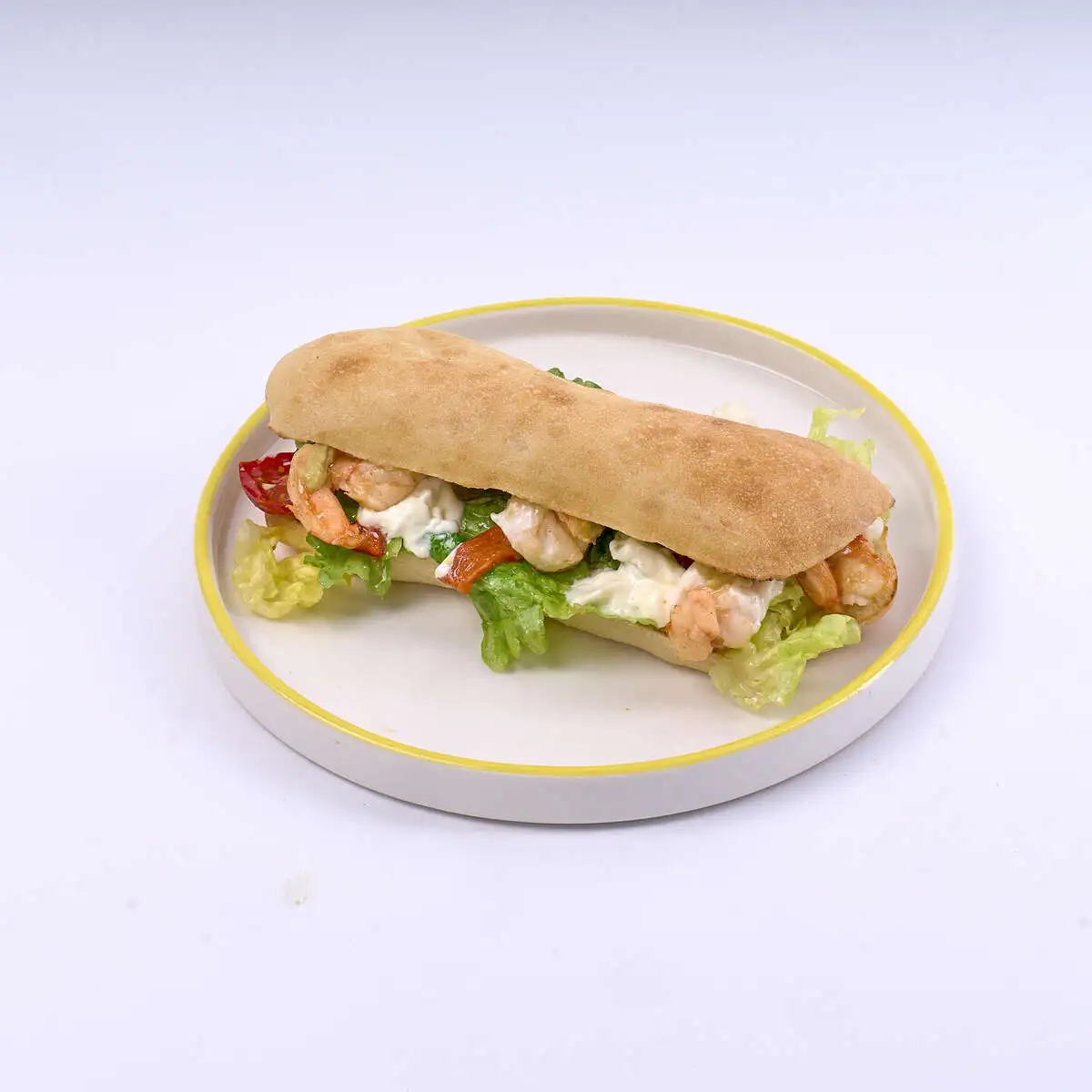Сэндвич Crisp с креветками