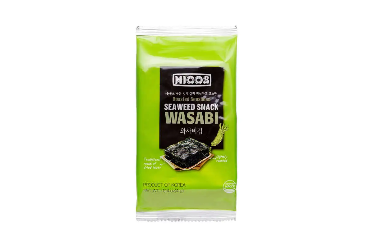 Чипсы NICOS Васаби