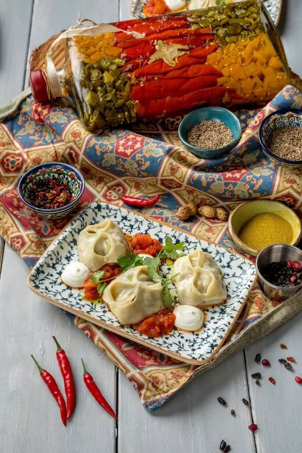 БАШКИРСКИЕ МАНТЫ ИЗ ТРЕХ ВИДОВ МЯСА