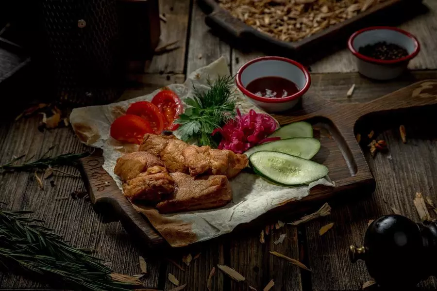 Шашлык из свиной шеи