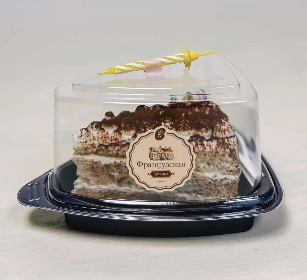 Торт "Тирамису" +свечка +ложечка