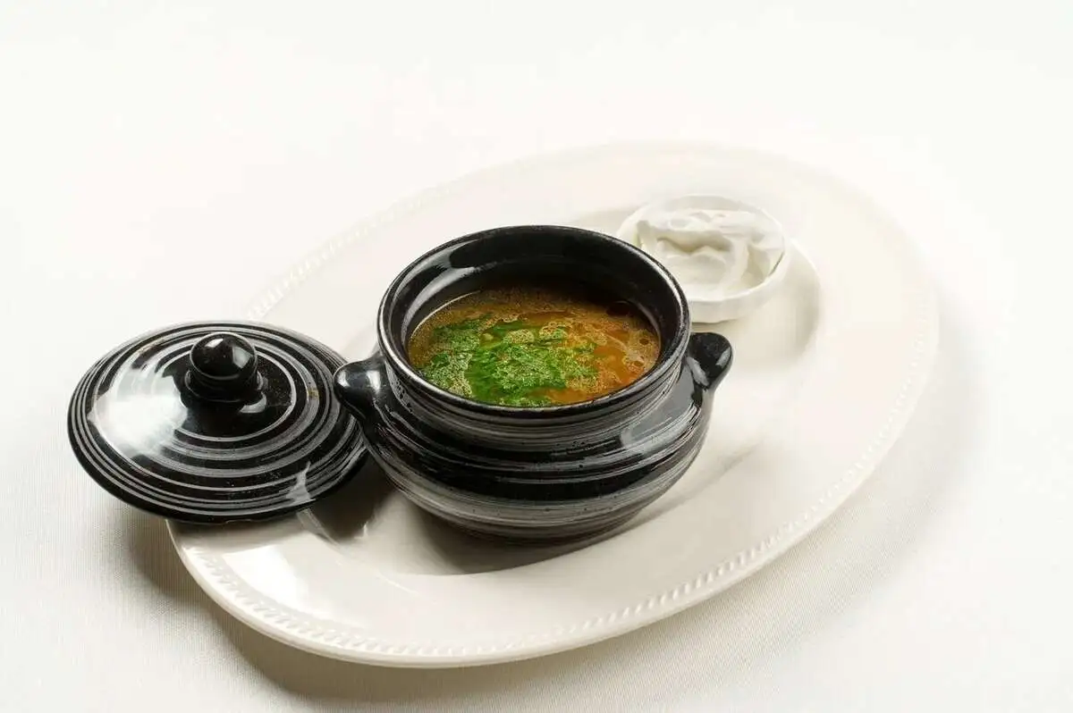 Суп с белыми грибами и сметаной