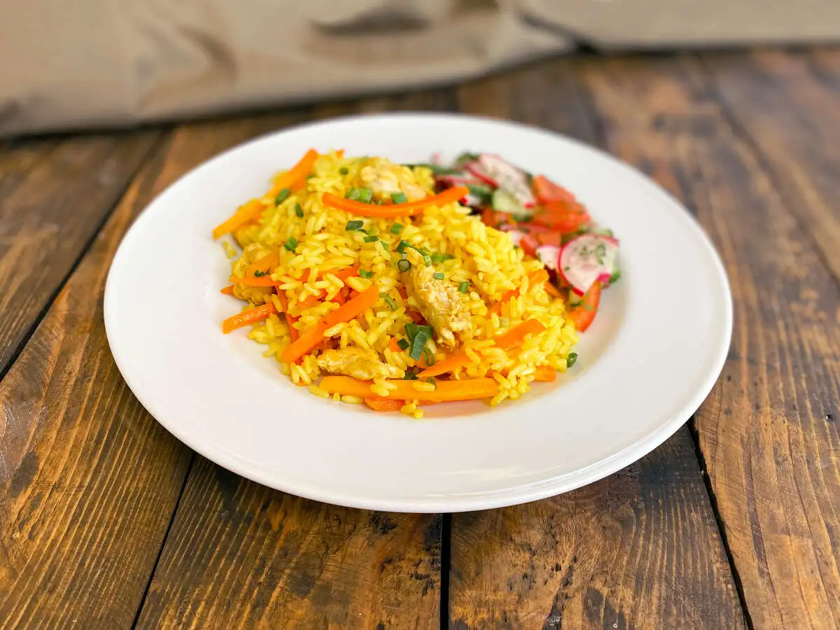 Плов с курицей
