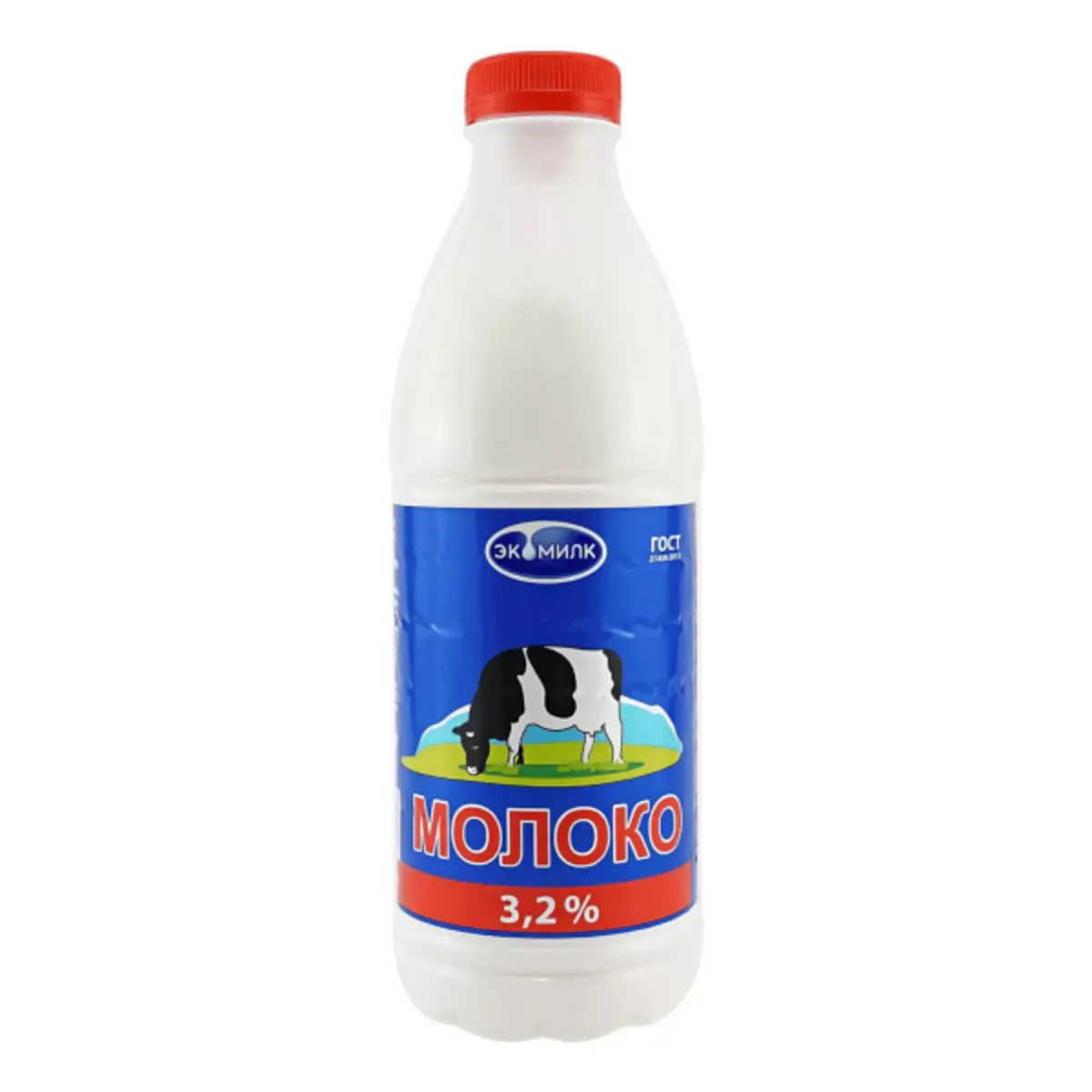 Молоко Экомилк 3,2% 0,93л Бутылка(м)