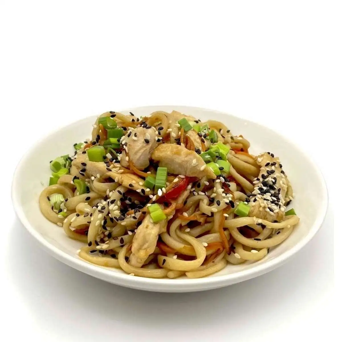 Лапша WOK жареная с курицей,180гр БЛ
