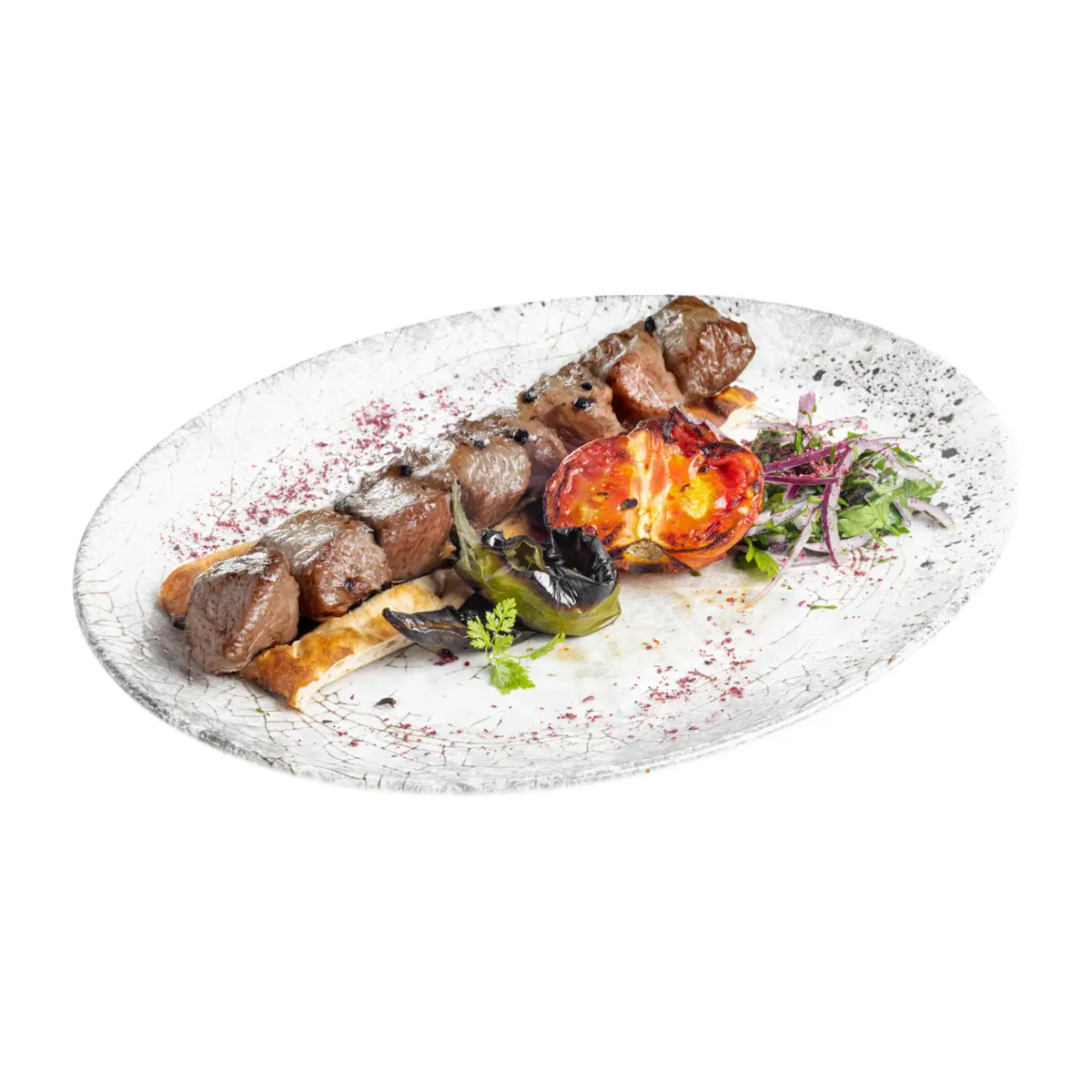 Печень на шпажках