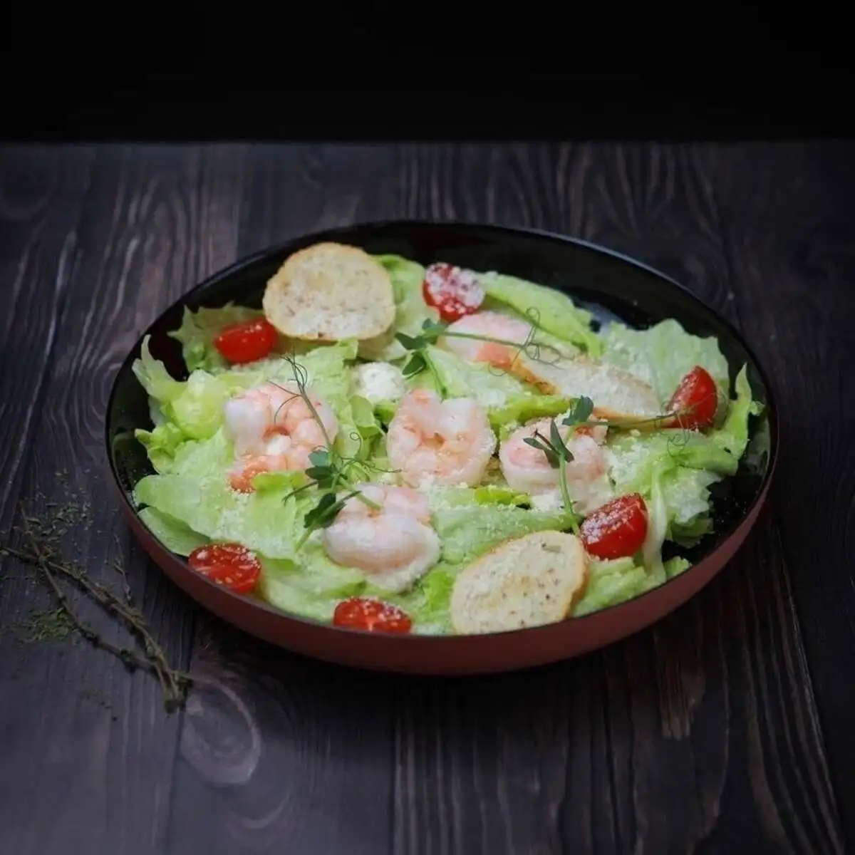 Цезарь с креветками