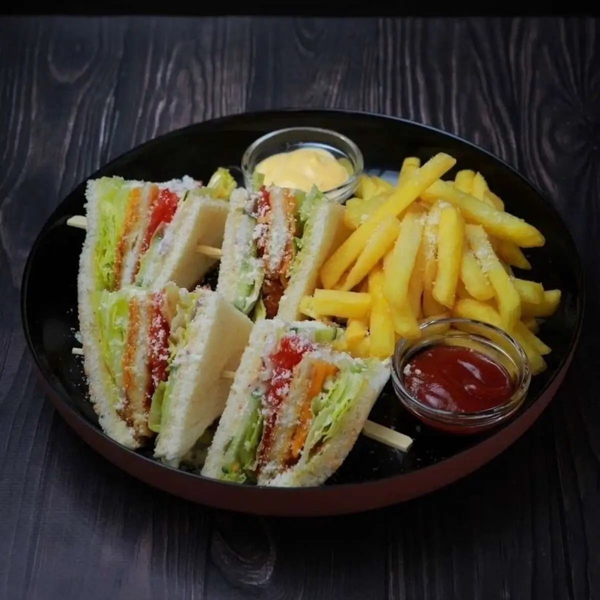 Клаб-сэндвич с курицей