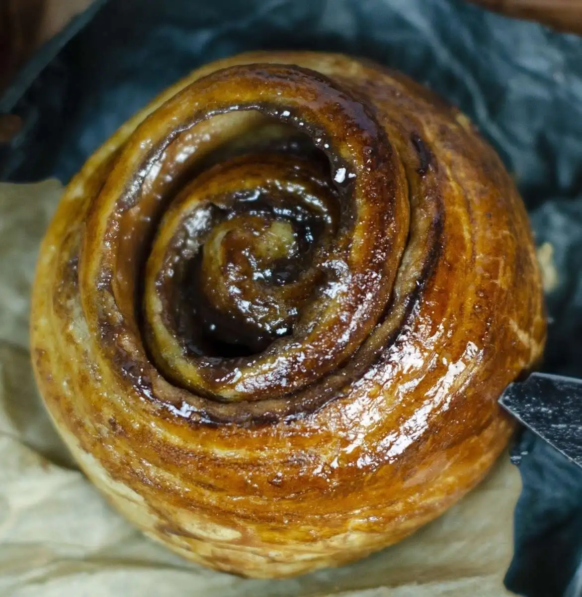 Булочка шоколадная