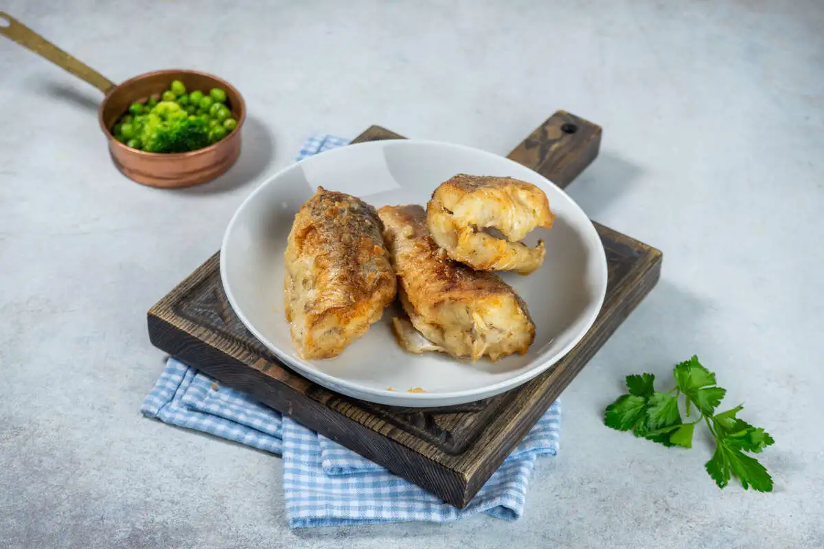 Хек жареный 