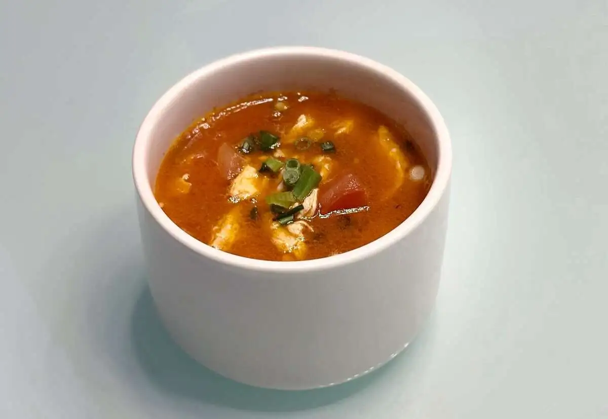 Томатный суп с яйцом  番茄鸡蛋汤