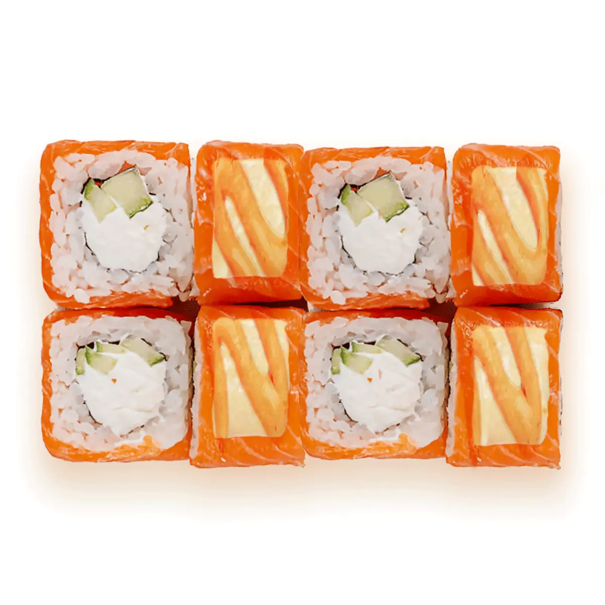 Роллы "Филадельфия" запеченная