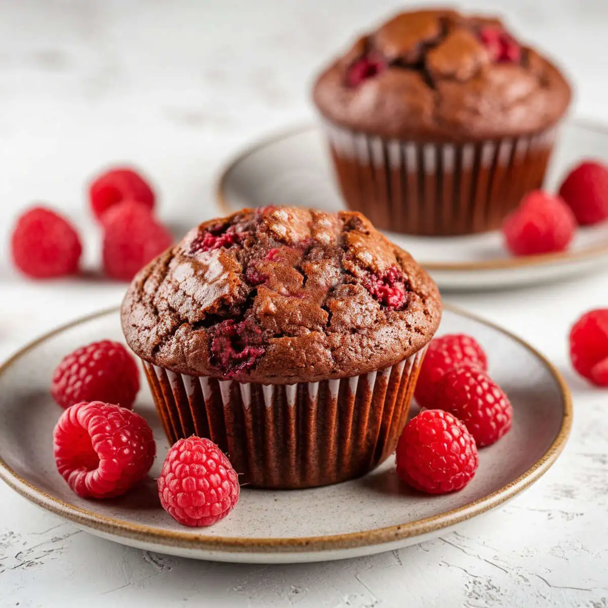 Торт "Брауни" малина и вишня