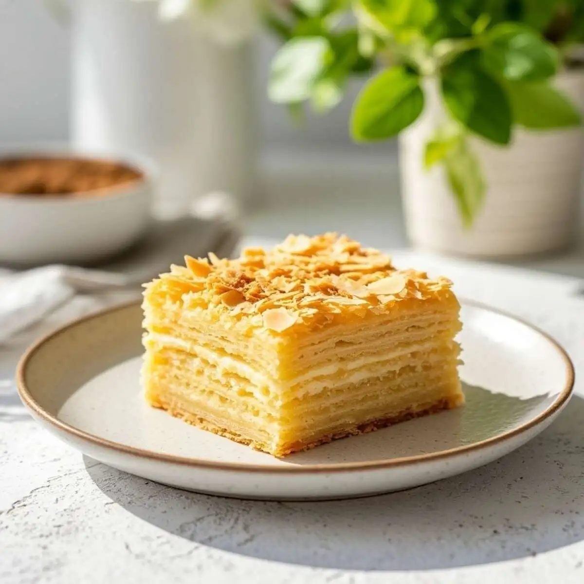 Торт "Наполеон" с заварным кремом