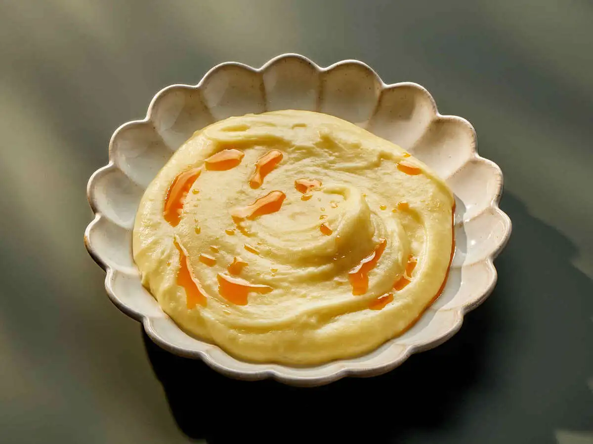 Картофельное пюре с молодым сыром