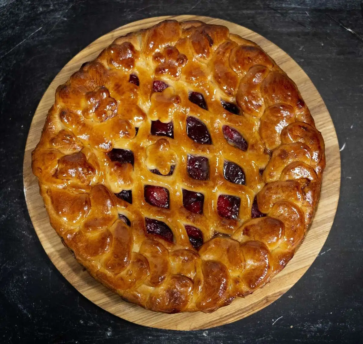 Пирог с вишней