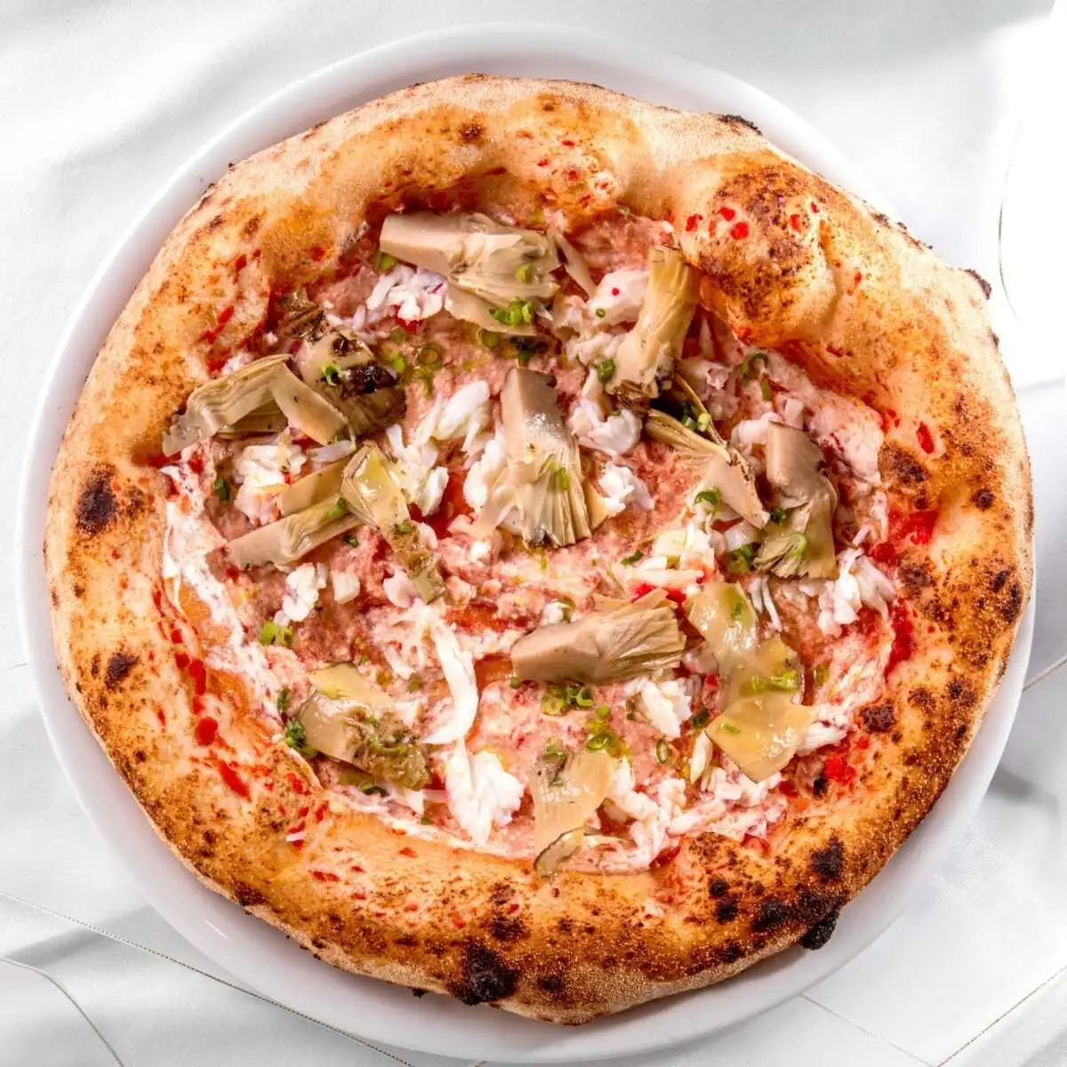 Пицца с Камчатскими крабом