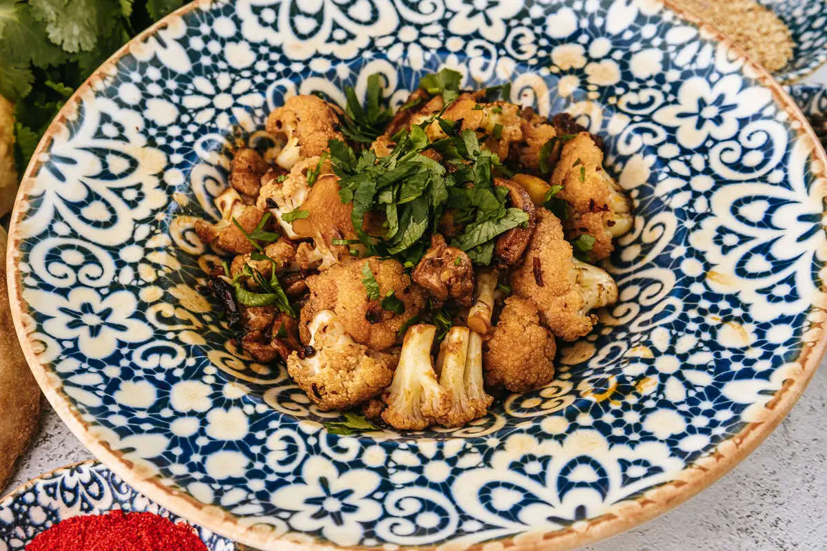 Курица по-китайски с цветной капустой