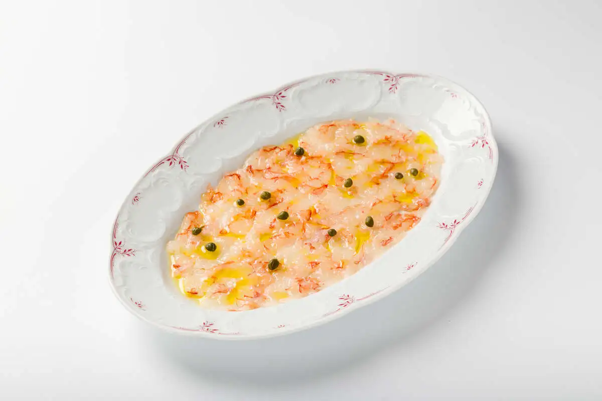 Карпаччо
из аргентинской
 креветки