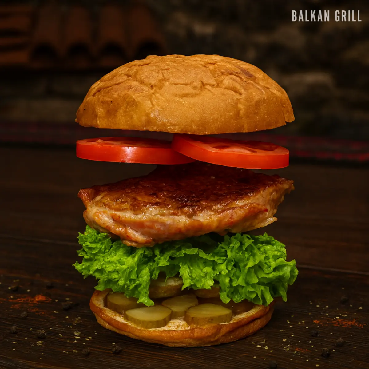 Бургер Окорок куриный