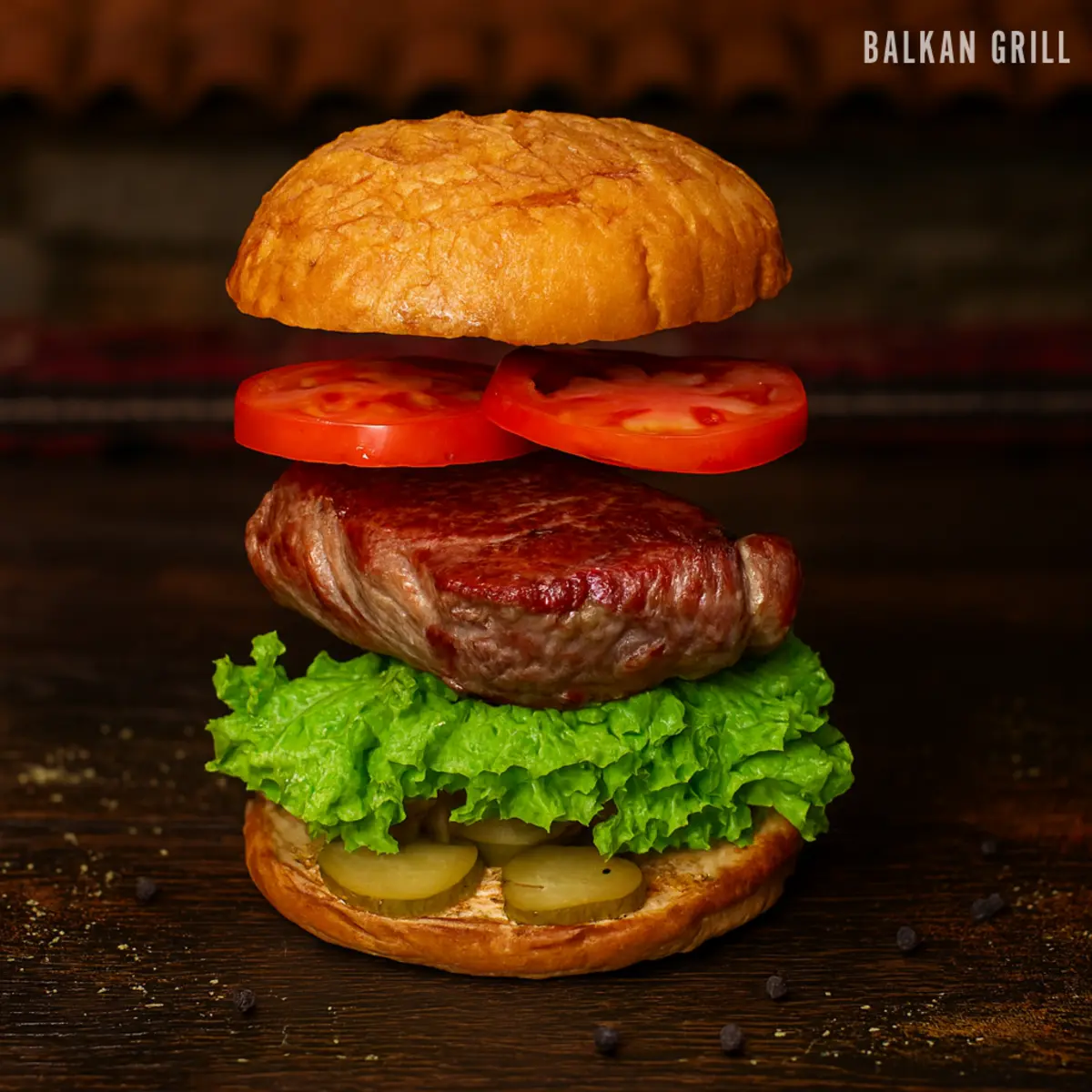 Бургер Свиная шея