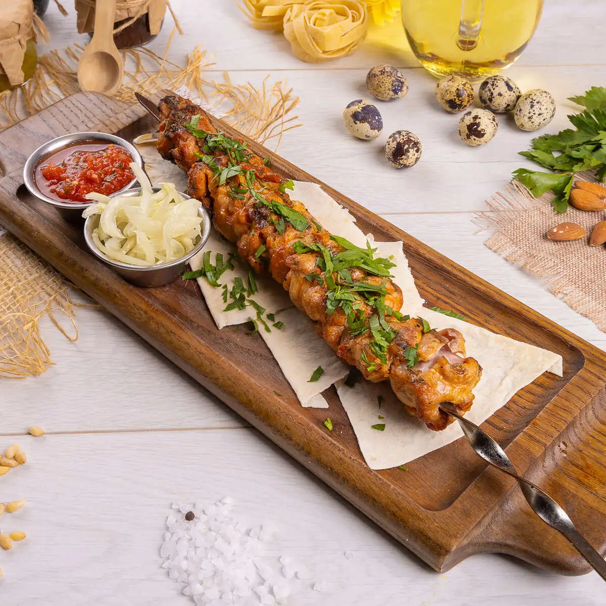 Шашлык из свиной шеи