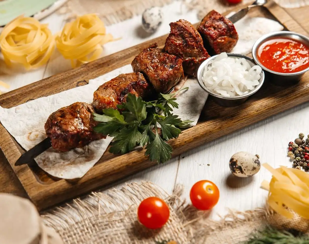 Шашлык из говяжьей вырезки