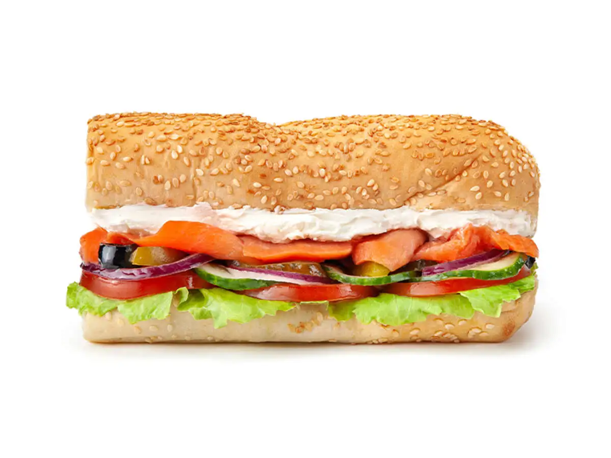 Сэндвич 15 см Лосось крем-чиз