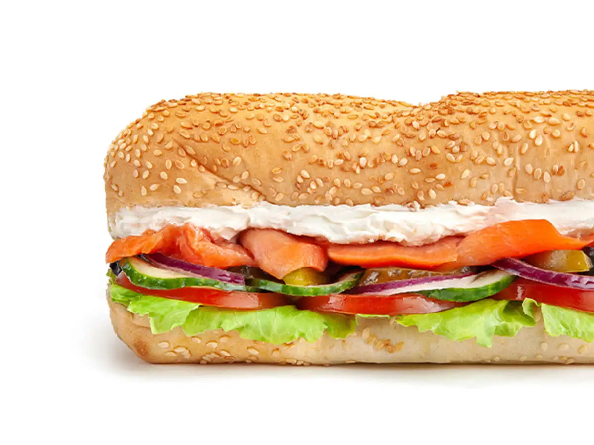 Сэндвич 30 см Лосось крем-чиз