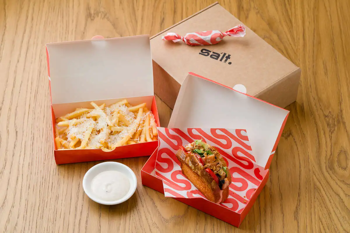 Набор — хот-дог с осьминогом