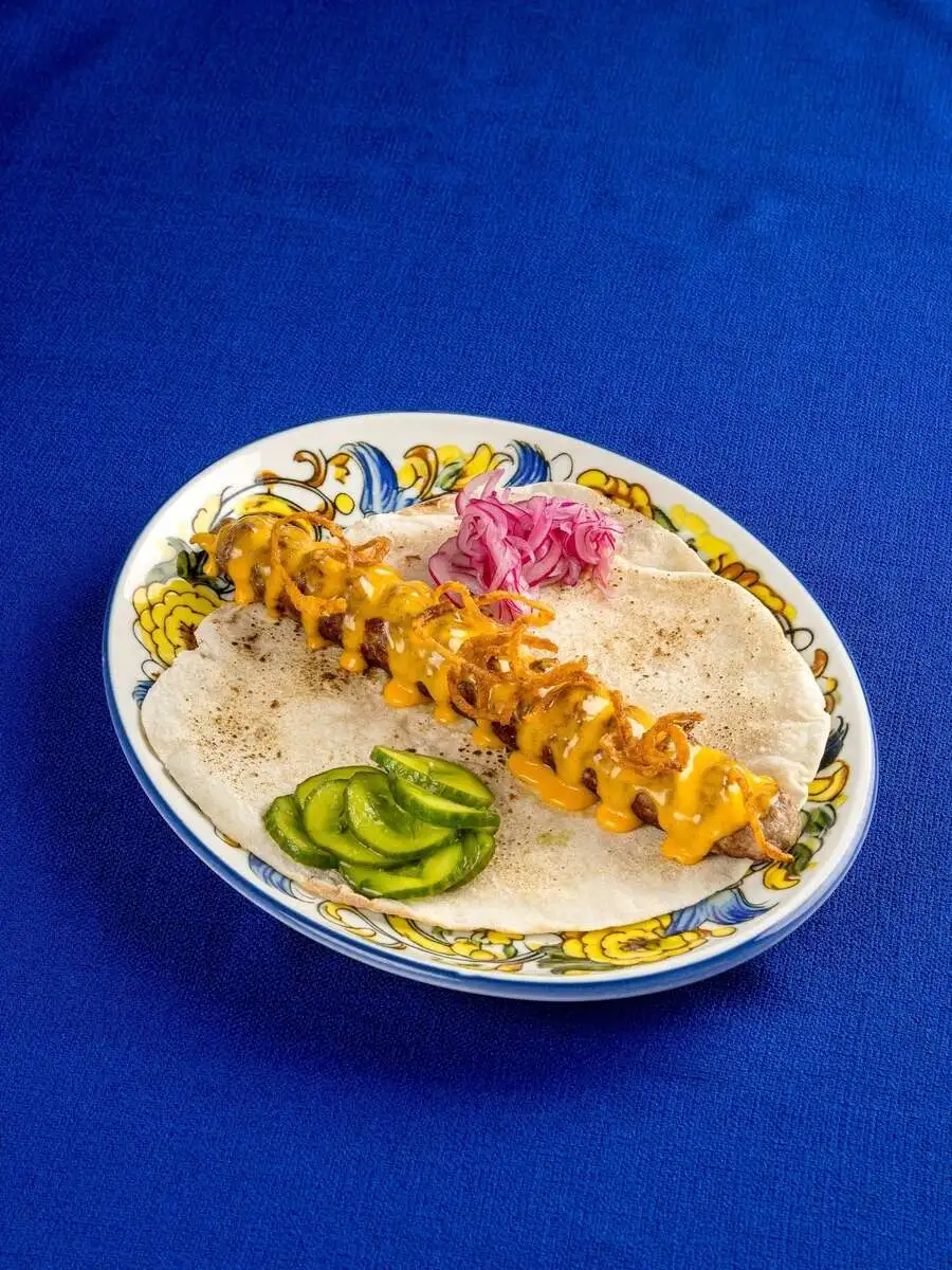 Кебаб из мраморной говядины 