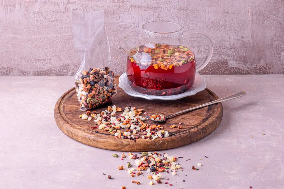 ДОСТАВКА Чай Глинтвейн с малиной