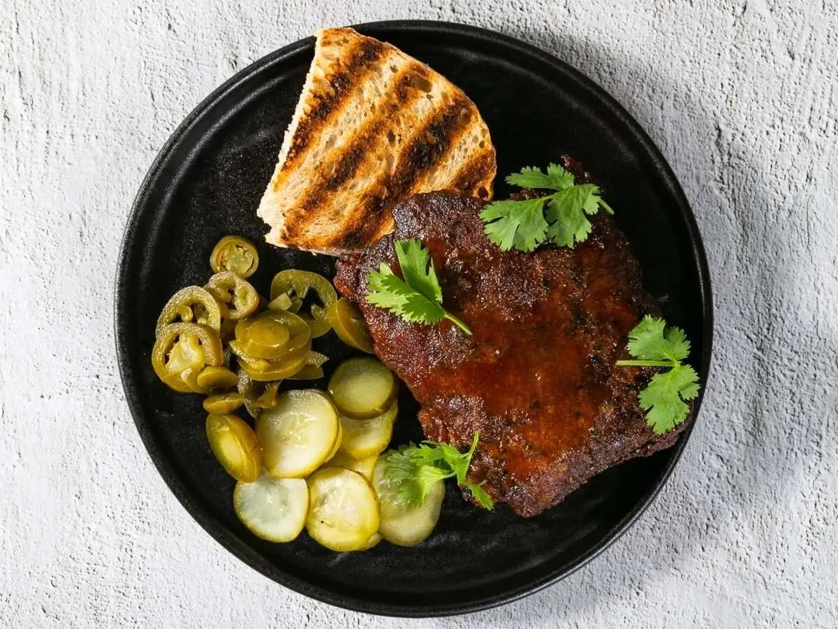 Ребра в кисло-сладкой глазури