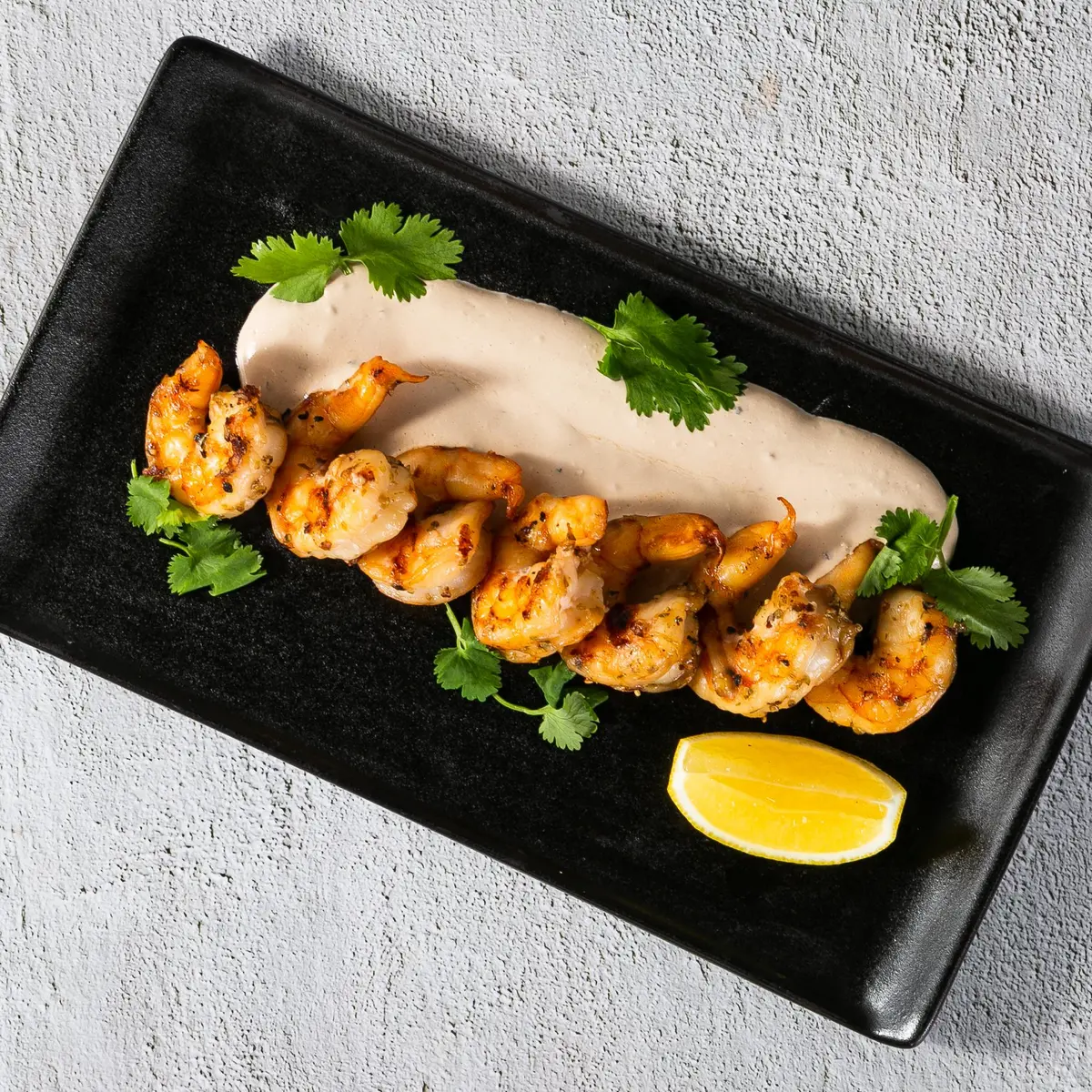 Креветки на гриле