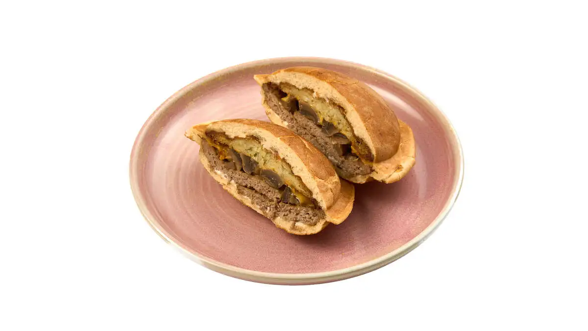 Бургер Грибной порц.