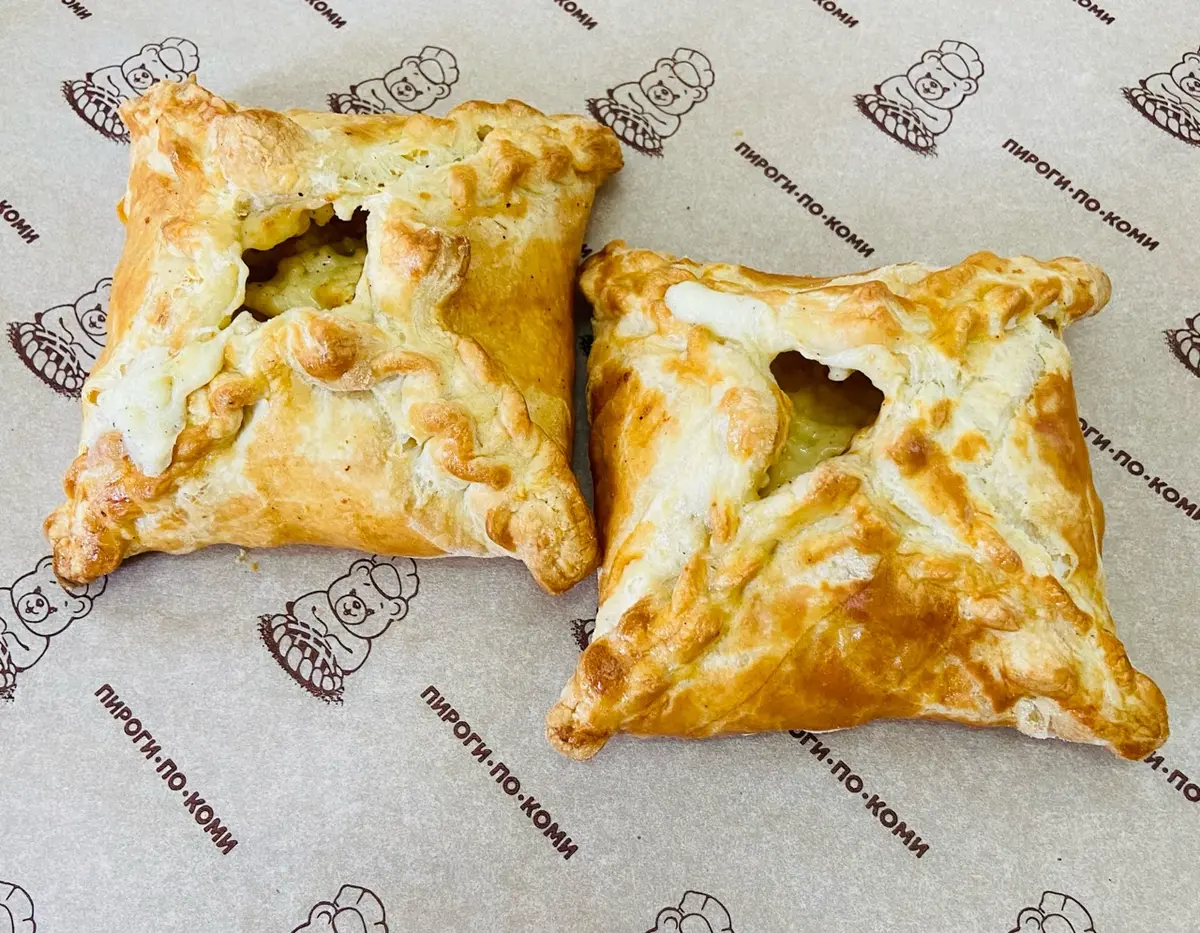 Слойка хачапури с сыром