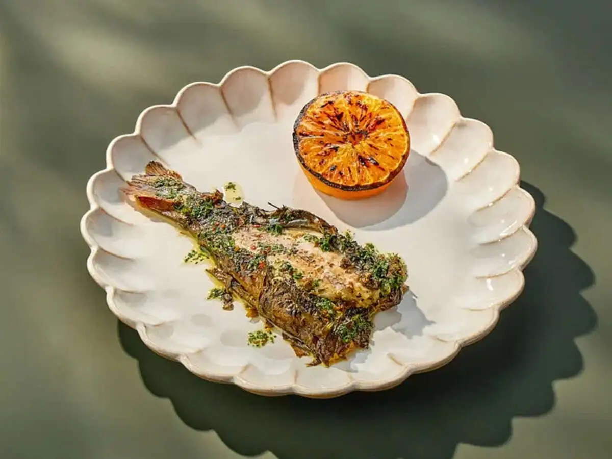 Дорадо запеченная 